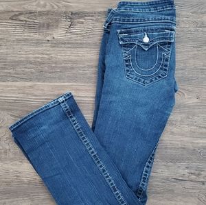 True Religion Swarovski Crystal Boot jeans